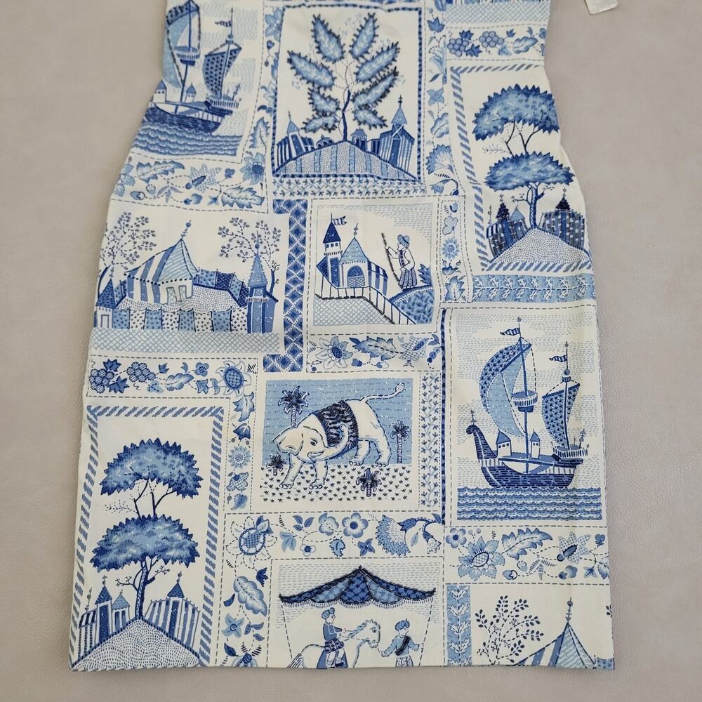 vintage Maggy London sleeveless beaded Patch Boho midi dress Size 4 Petite - Picture 2 of 16